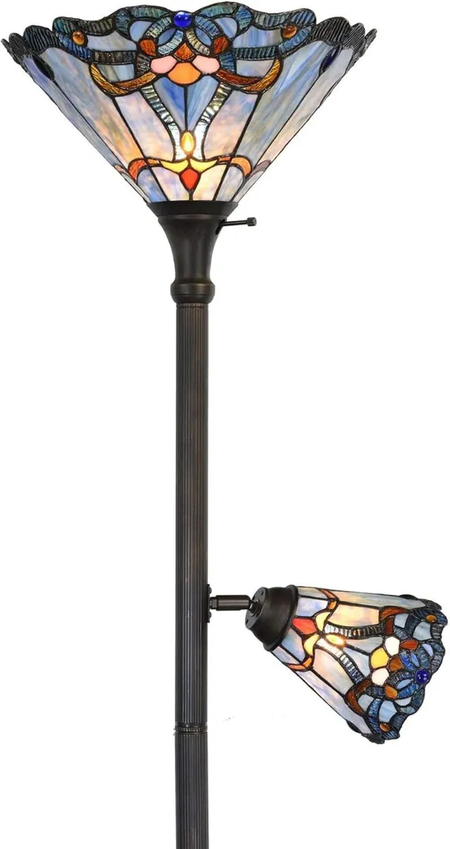 L30686 Baroque Tiffany Style Stained Glass - Image 1