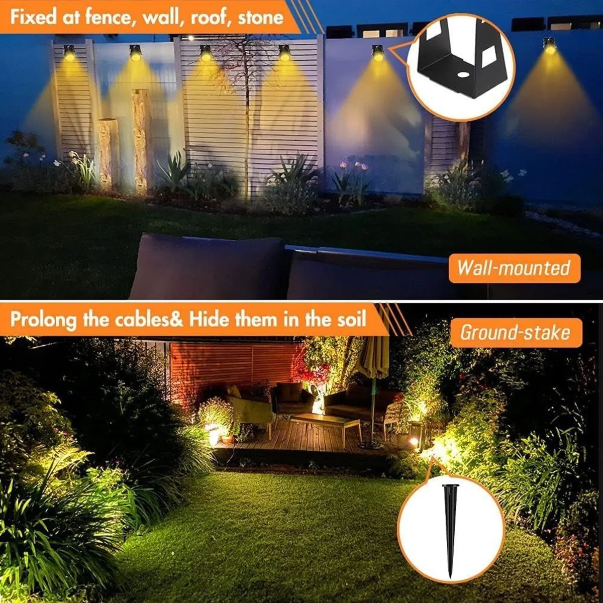 Garden Lights Mains Bs Plug Extendable - Image 3