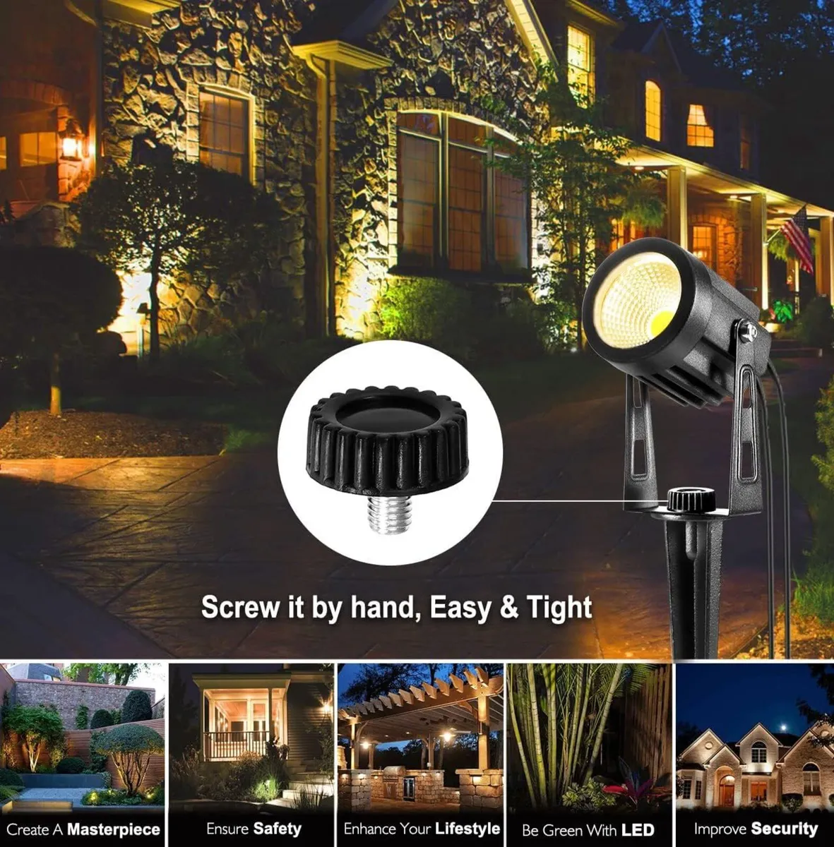 Garden Lights Mains Bs Plug Extendable - Image 4