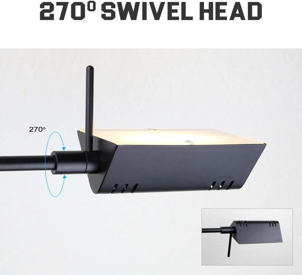 Brook Adjustable Dimmable LED Pharmacy Floor Lamp - Image 4