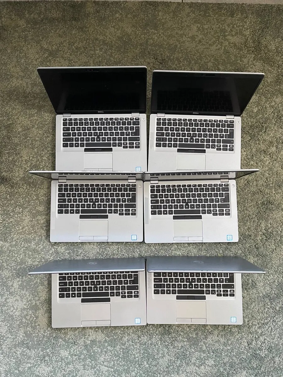 8 x Dell’s Laptops i5 8gb 256ssd win 11 pro Touch - Image 1