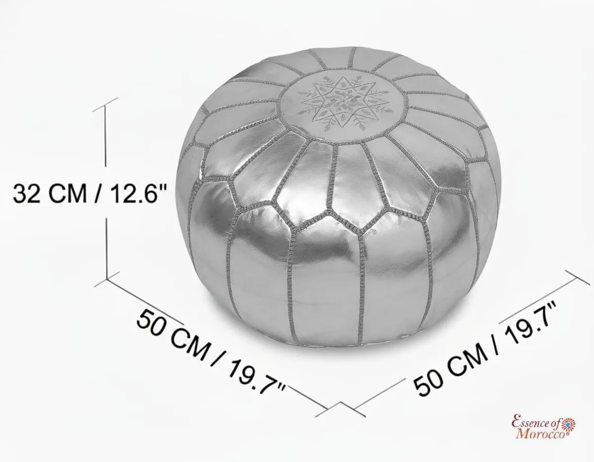 Moroccan Pouffe Pouf Footrest Footstool Ottoman - Image 3