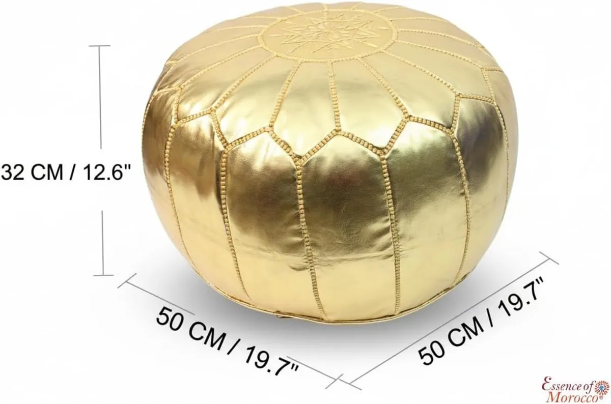 Moroccan Pouffe Pouf Footrest Footstool Ottoman - Image 3