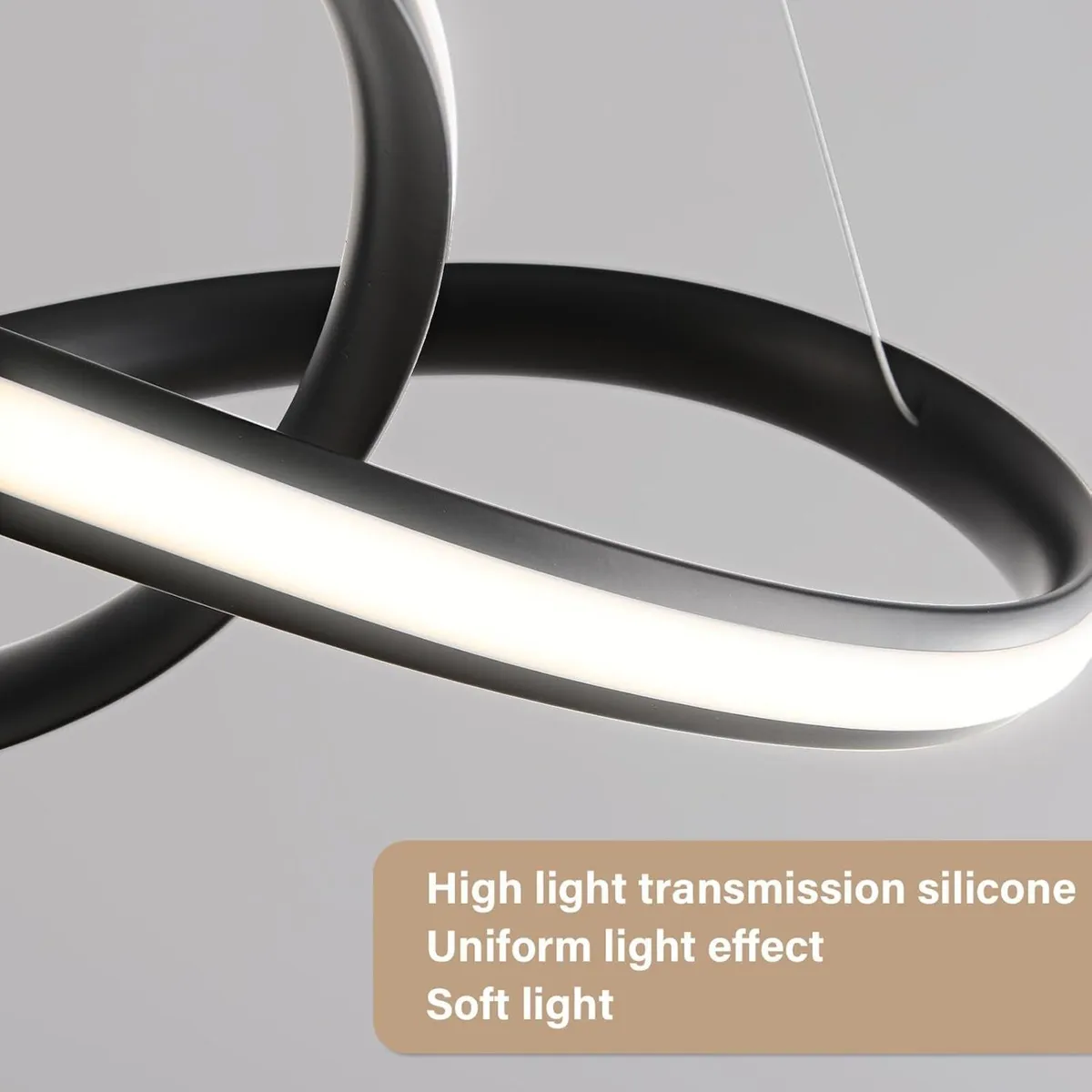 LED Kitchen Island Chandelier Lamp Ceiling 37W - Image 4