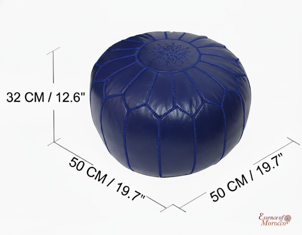 Moroccan Pouffe Pouf Footrest Footstool Ottoman - Image 2