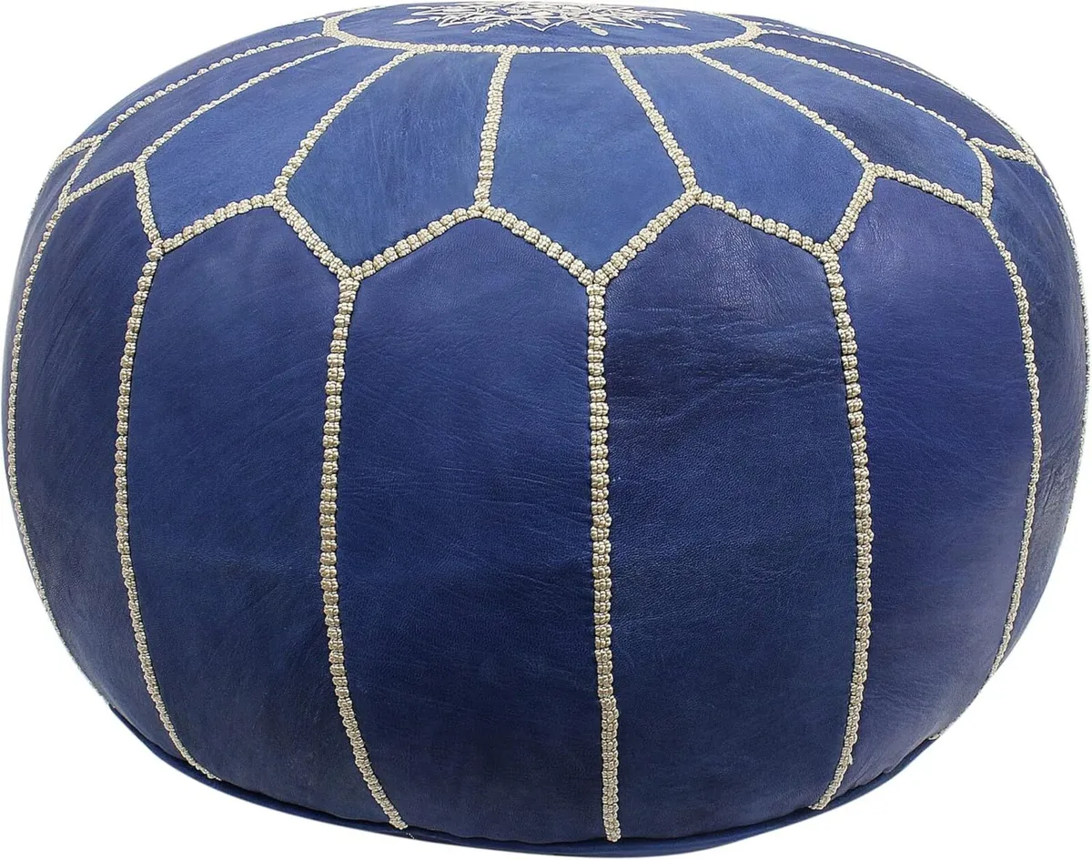 Moroccan Pouffe Pouf Footrest Footstool Ottoman - Image 4