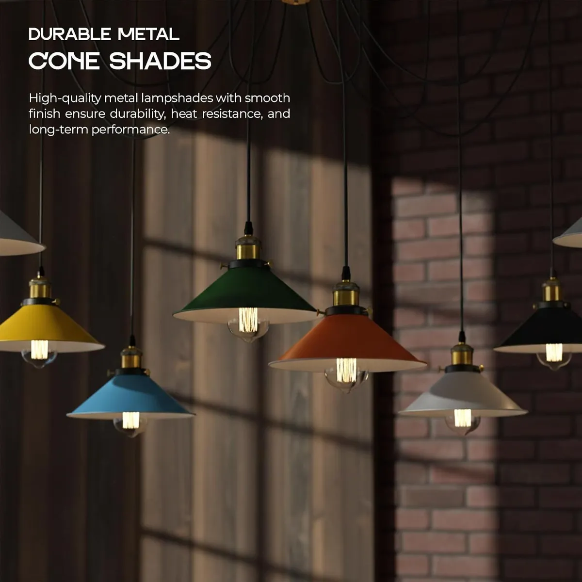 8 Head Spider Pendant Light Industrial Multi - Image 2