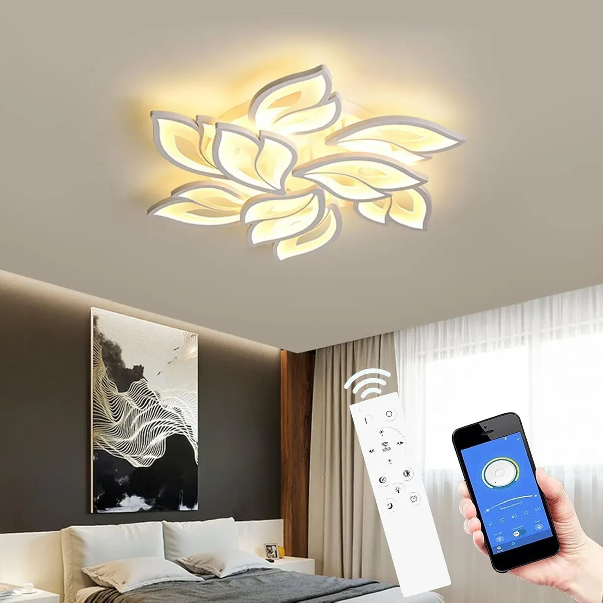 LED Ceiling Light Dimmable 70W-140W Modern Living - Image 1