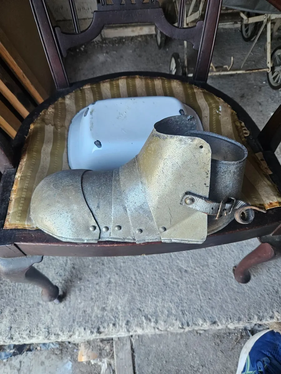Vintage Foot Armour from the Film Excalibur - Image 1