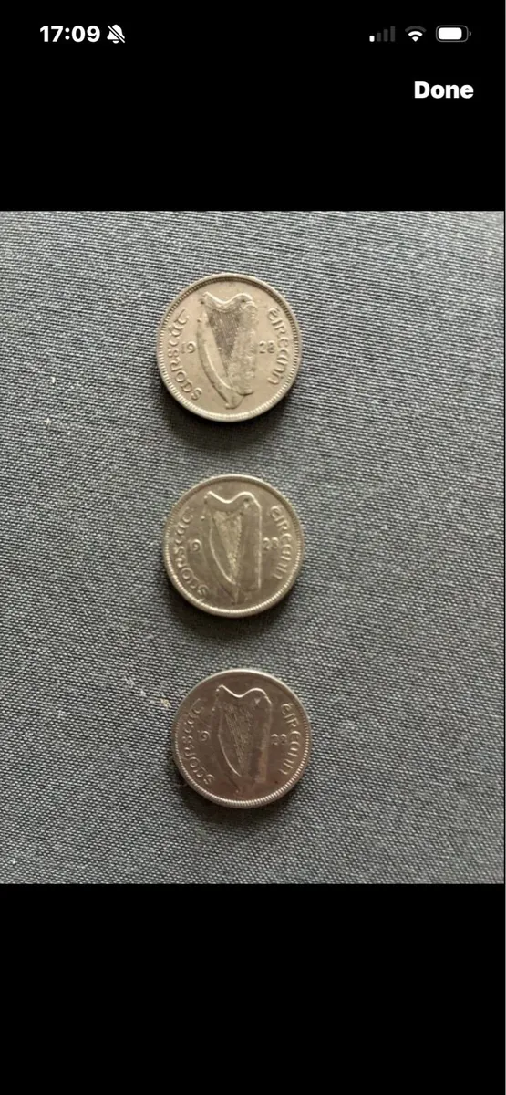Three 1928 Irish Reul - Image 1