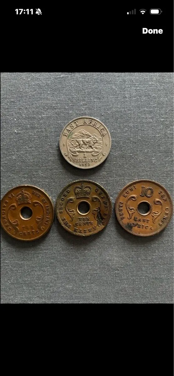 Vintage East Africa Shilling & Cents - Image 2