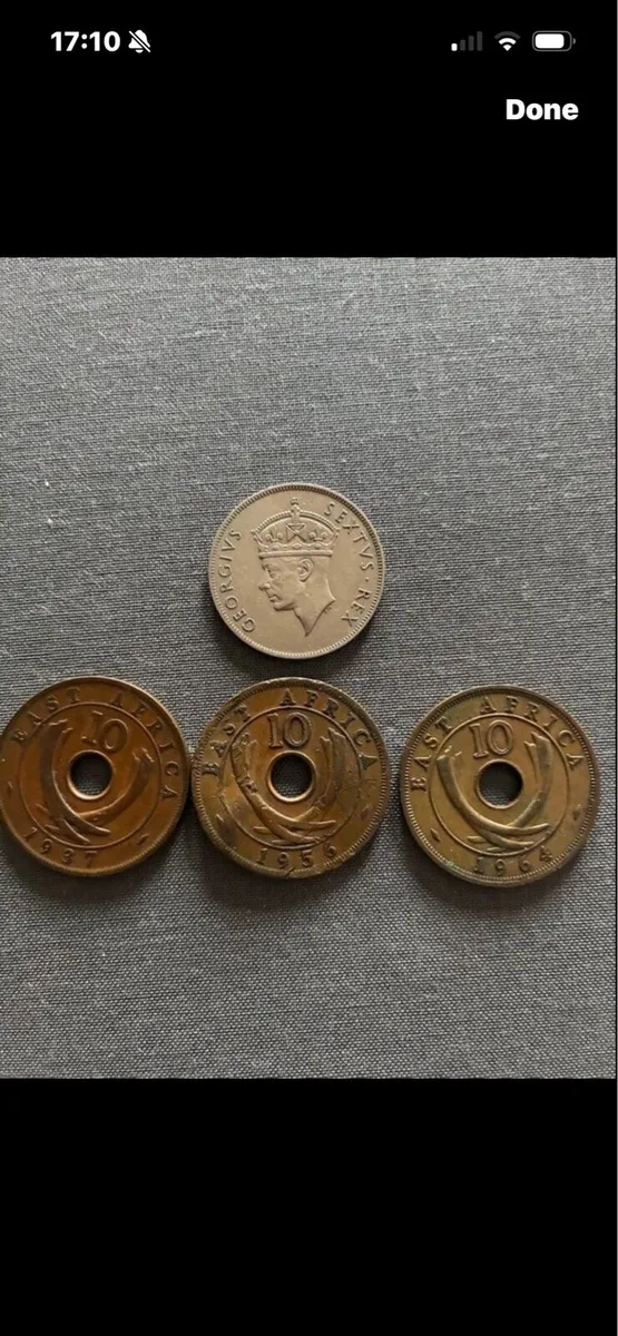 Vintage East Africa Shilling & Cents - Image 1