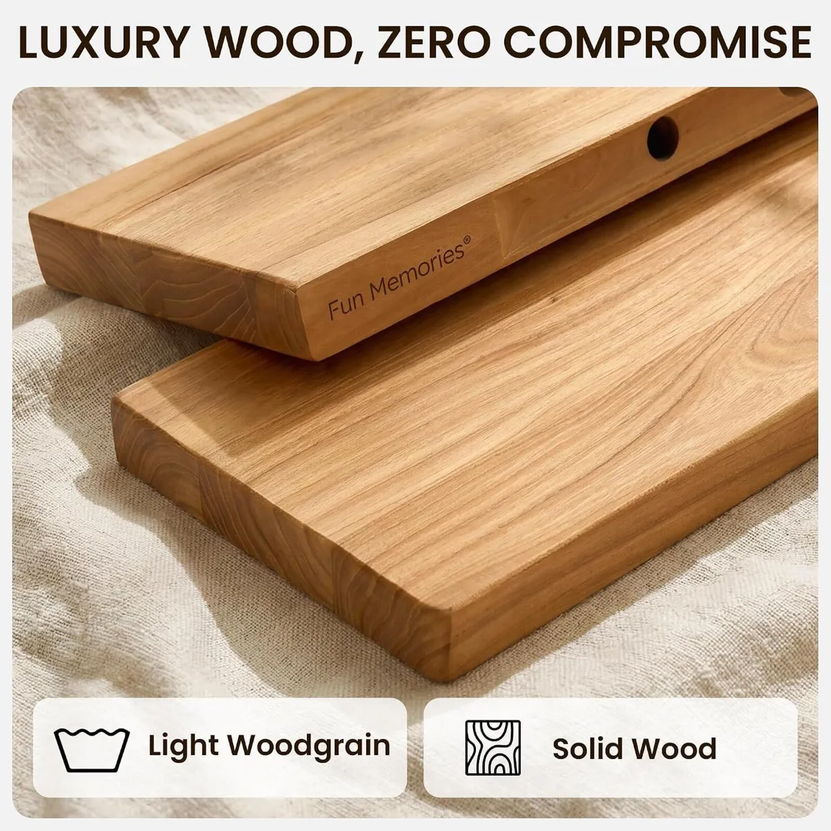 Floating Shelves for Wall x9.3" Rustic Solid Elm - Image 4