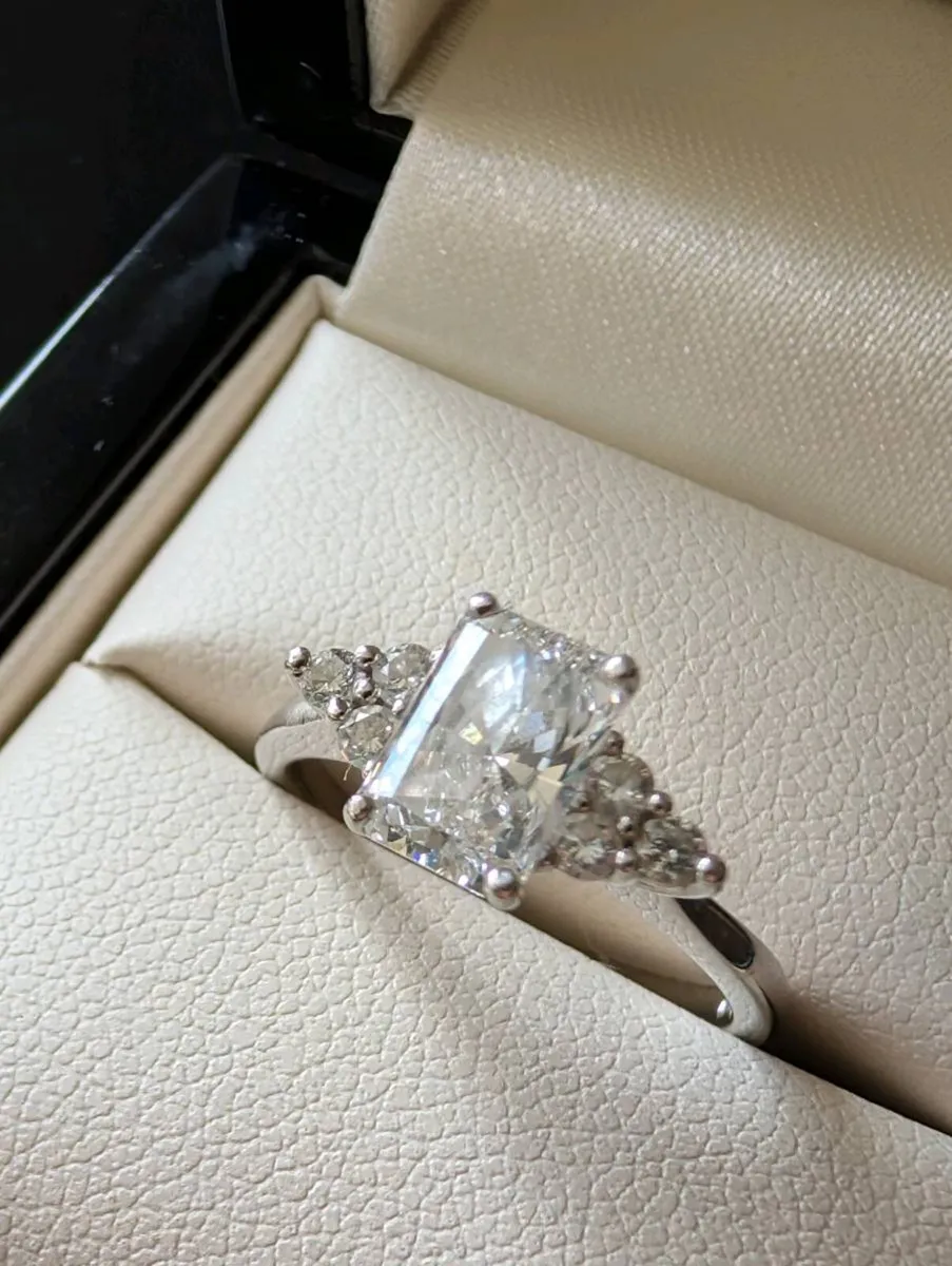 Lab Grown Diamond Engagement Ring – 1.10ct D/VS2 - Image 3
