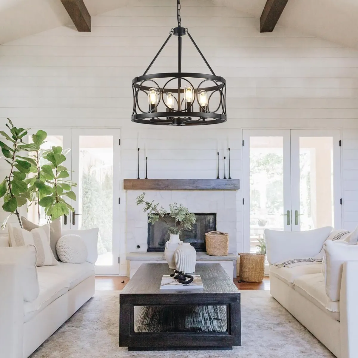 Chandeliers Ceiling Light 8 Lights Wagon Wheel - Image 2