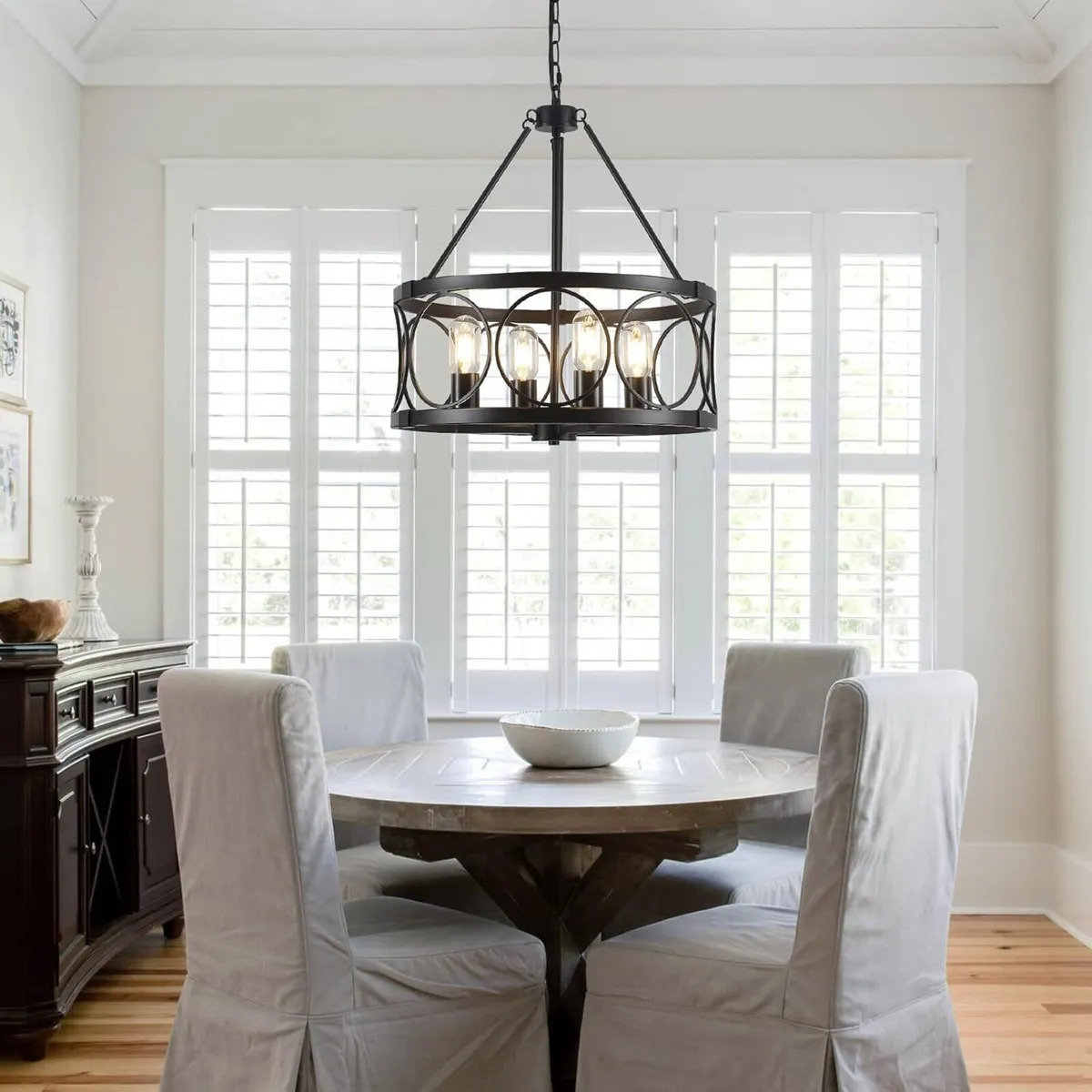 Chandeliers Ceiling Light 8 Lights Wagon Wheel - Image 3