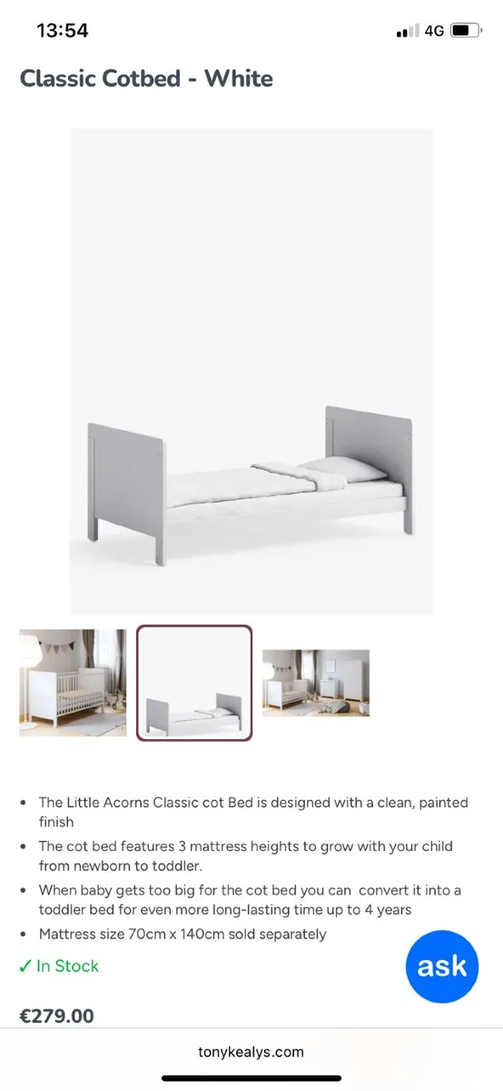Cot/cotbed - Image 2