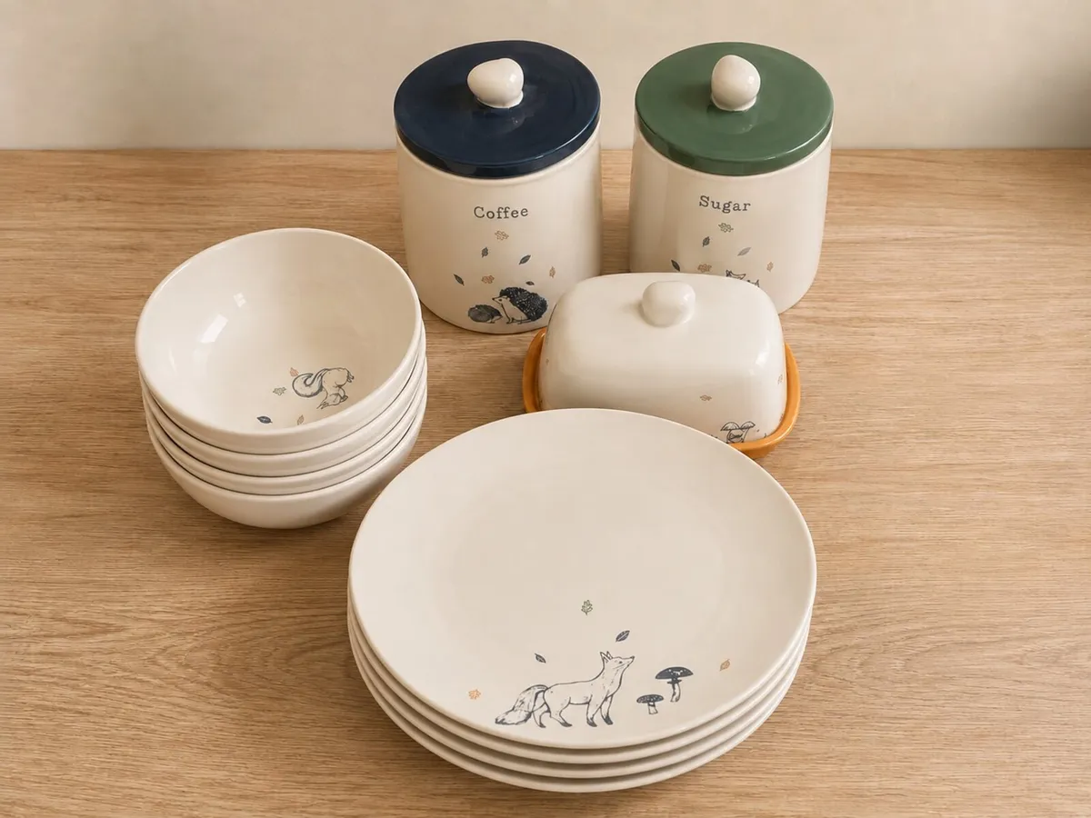 Price & Kensington Woodland 9-Piece Ceramic Kitche