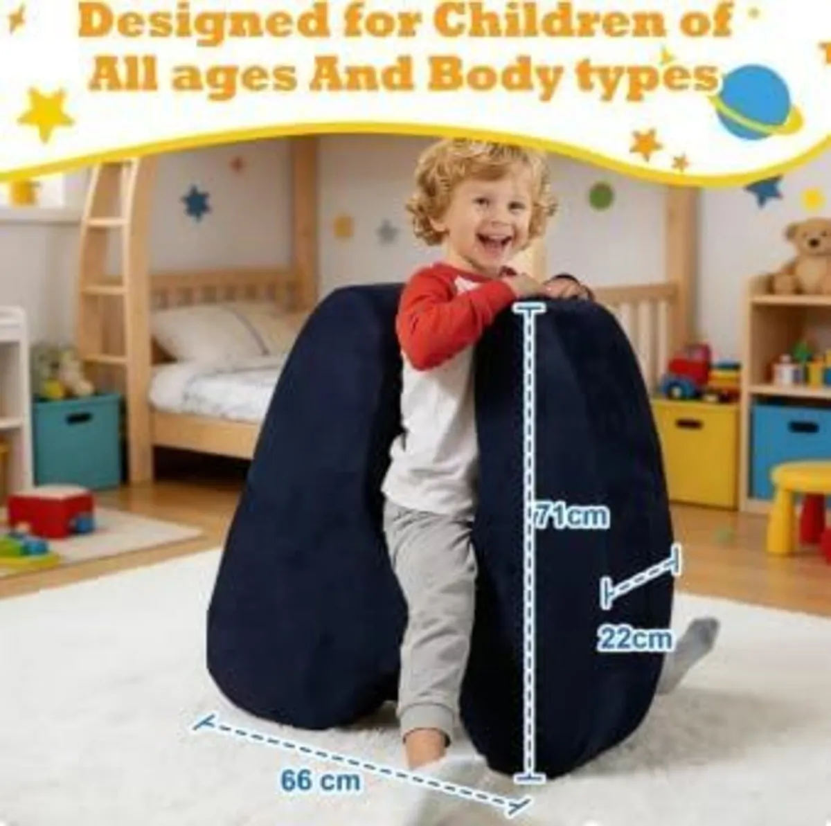 Sensory Soft Squeeze Seat Calming Compression - Image 2