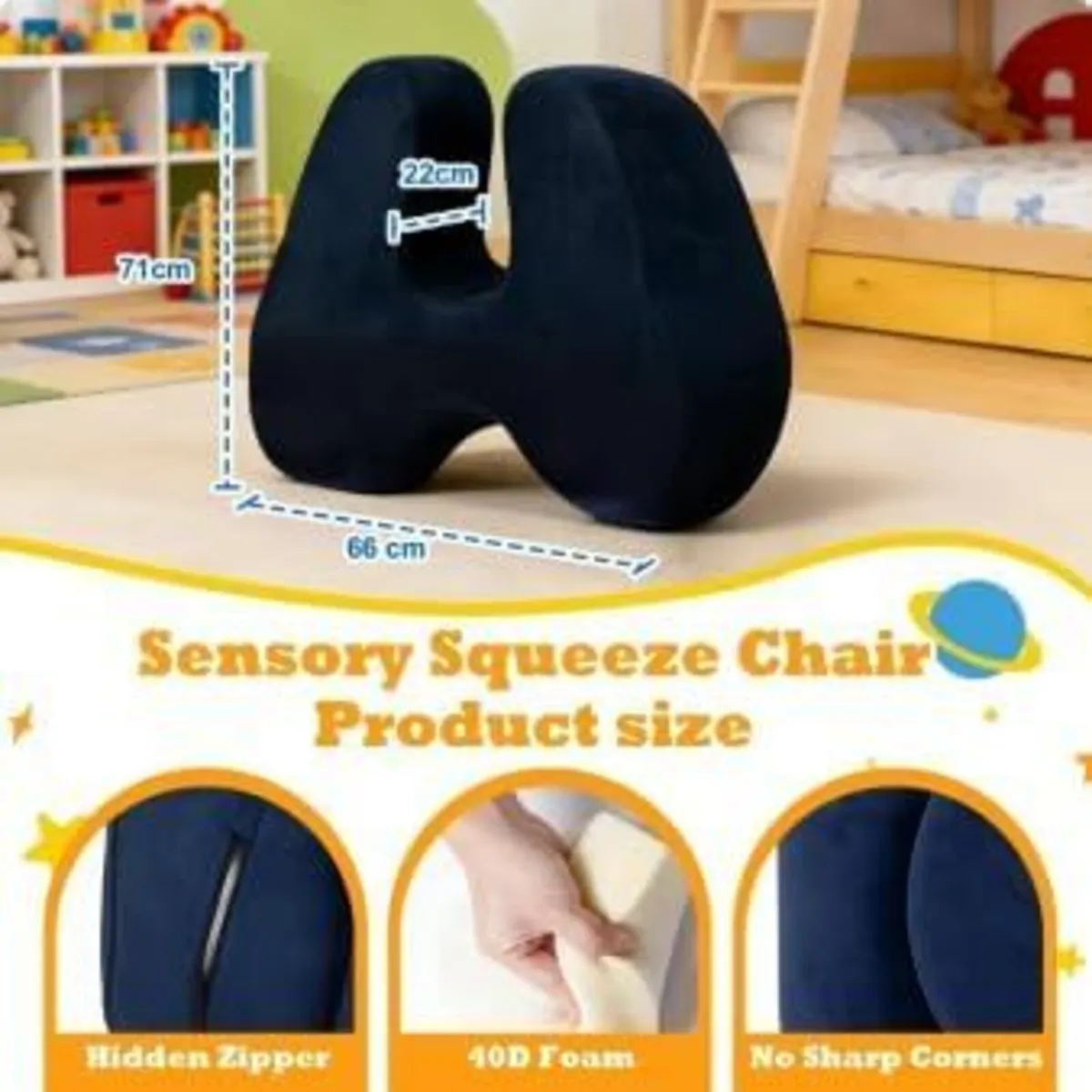 Sensory Soft Squeeze Seat Calming Compression - Image 3