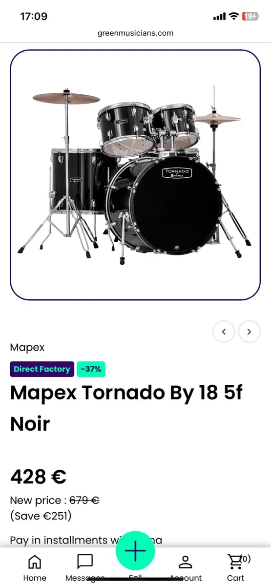 Mapex Tornado Drum Kit - Image 2
