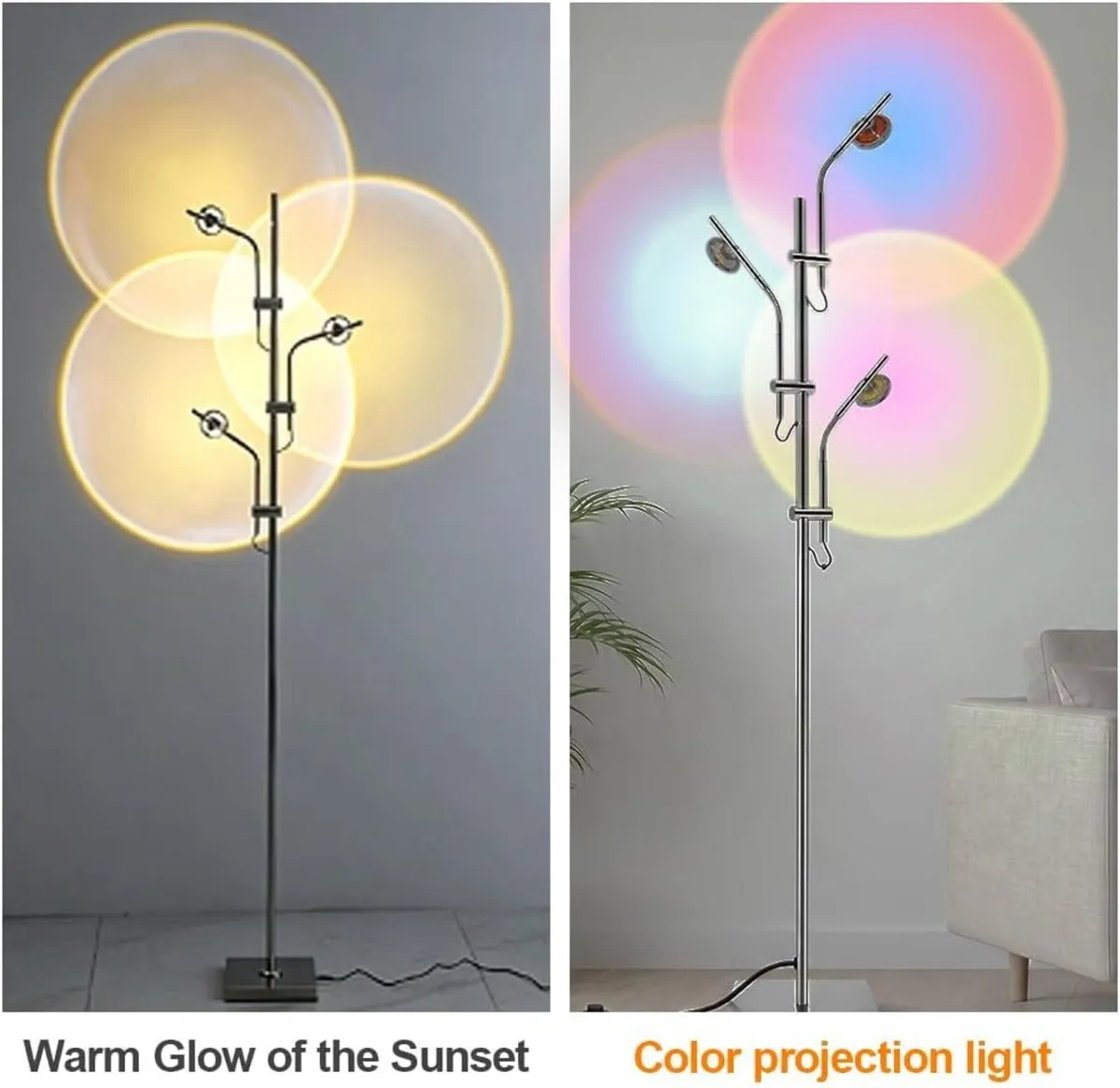 RGB Halo Projector Floor Lamp 3000K LED - Image 2