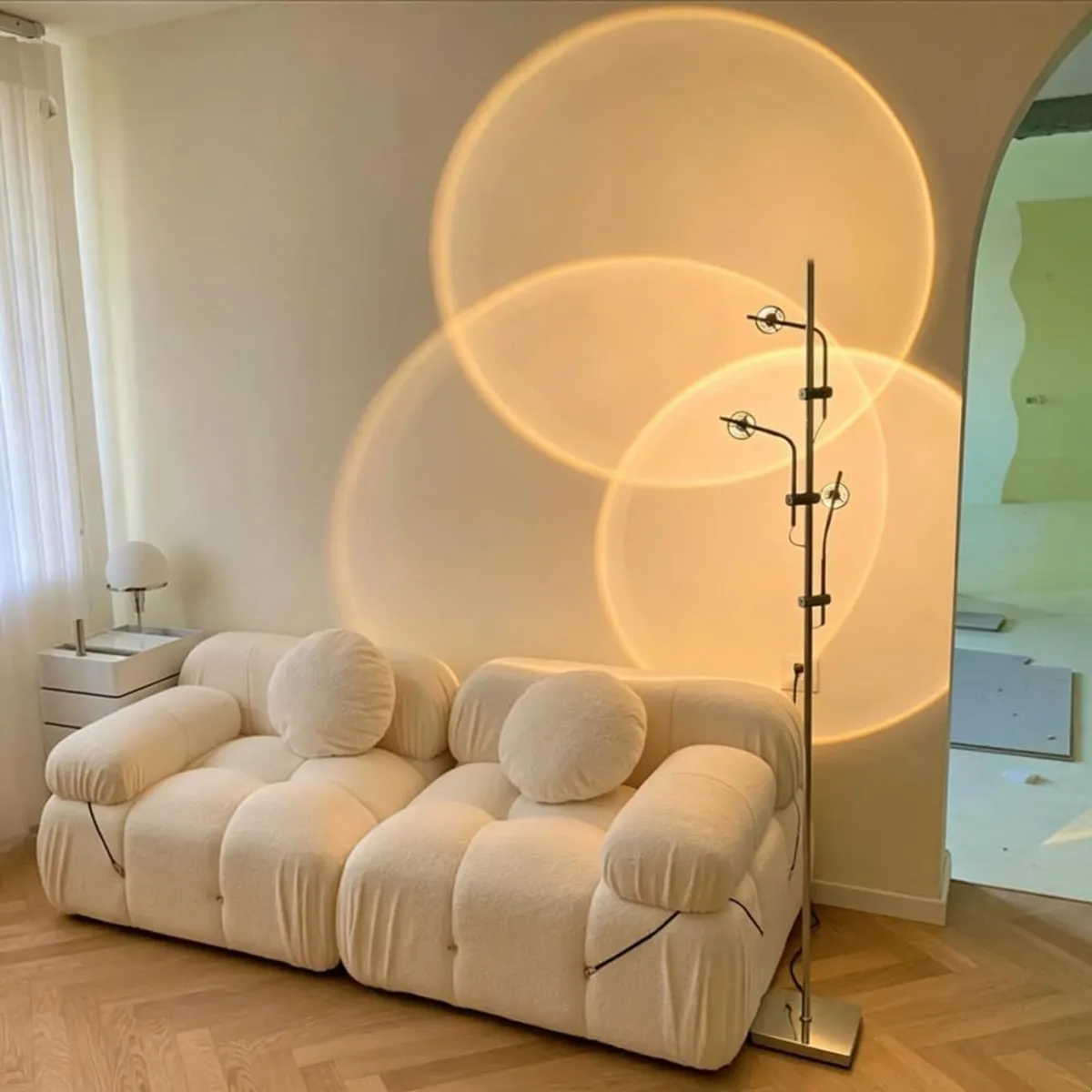 RGB Halo Projector Floor Lamp 3000K LED - Image 4