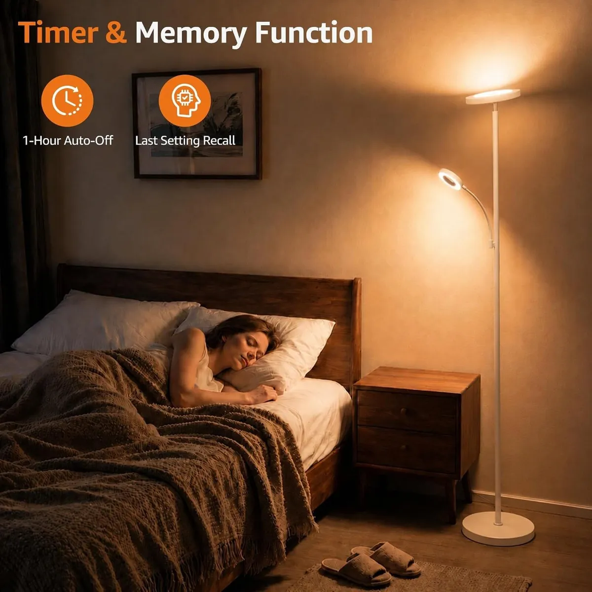 42W Super Bright Uplighter Floor Lamp for Living - Image 4