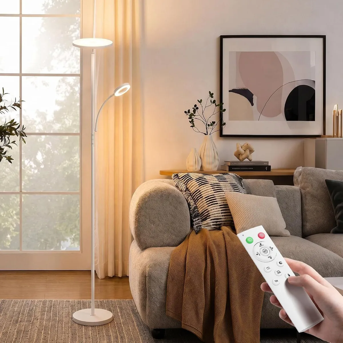 42W Super Bright Uplighter Floor Lamp for Living - Image 1