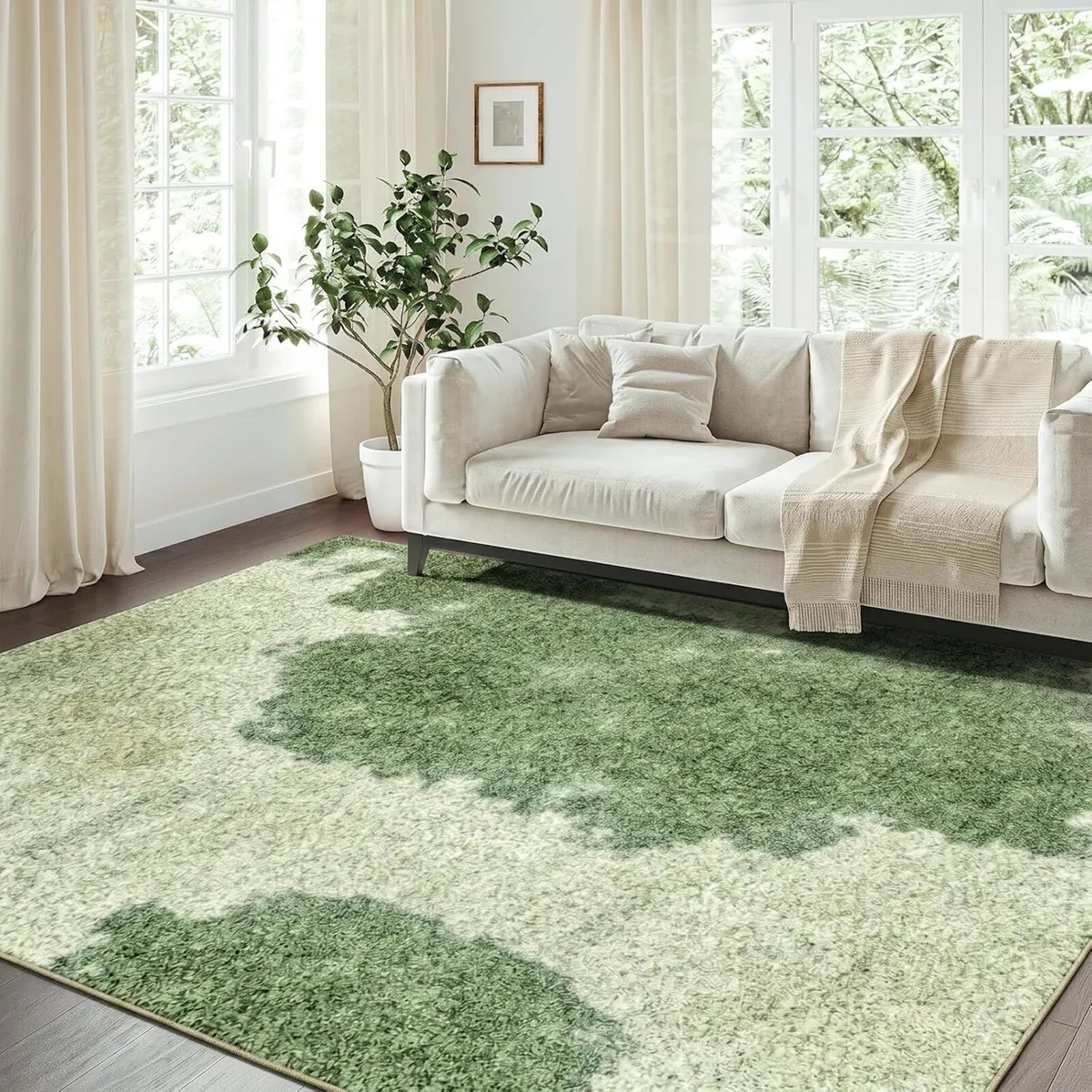 Abstract Rugs for Living Room Machine Washable - Image 2