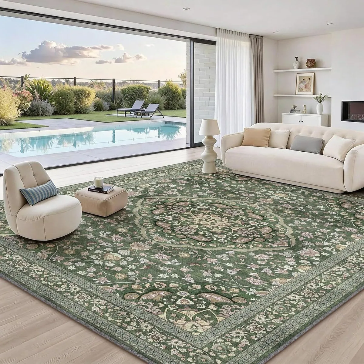 Vintage Large Rugs Living Room Soft - Image 1