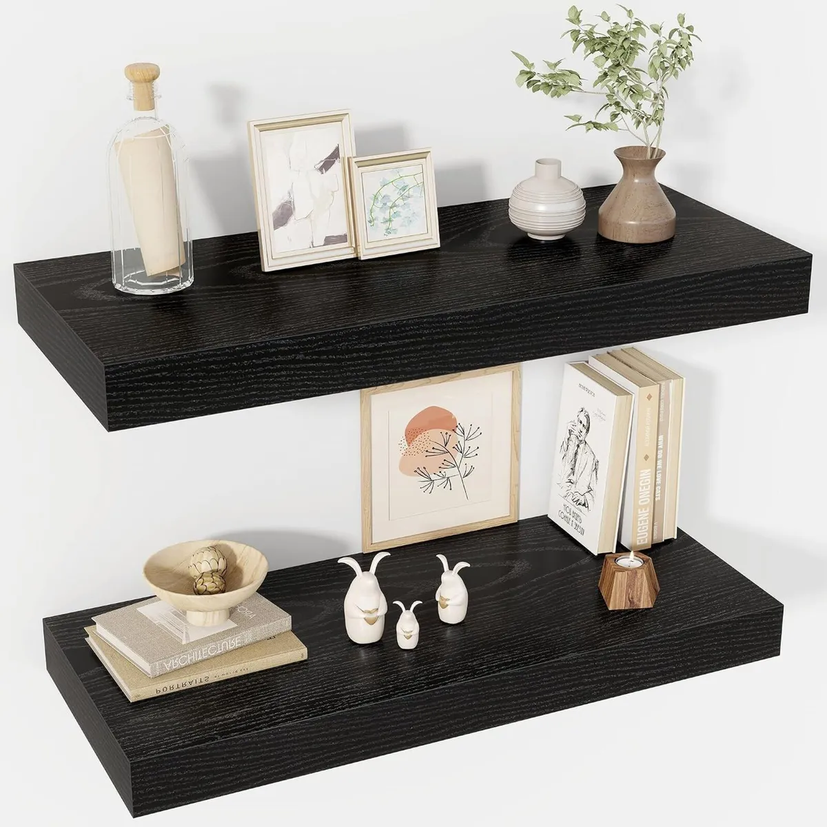 Floating Shelves Wall Mounted Rustic (Set of 2) - Image 1