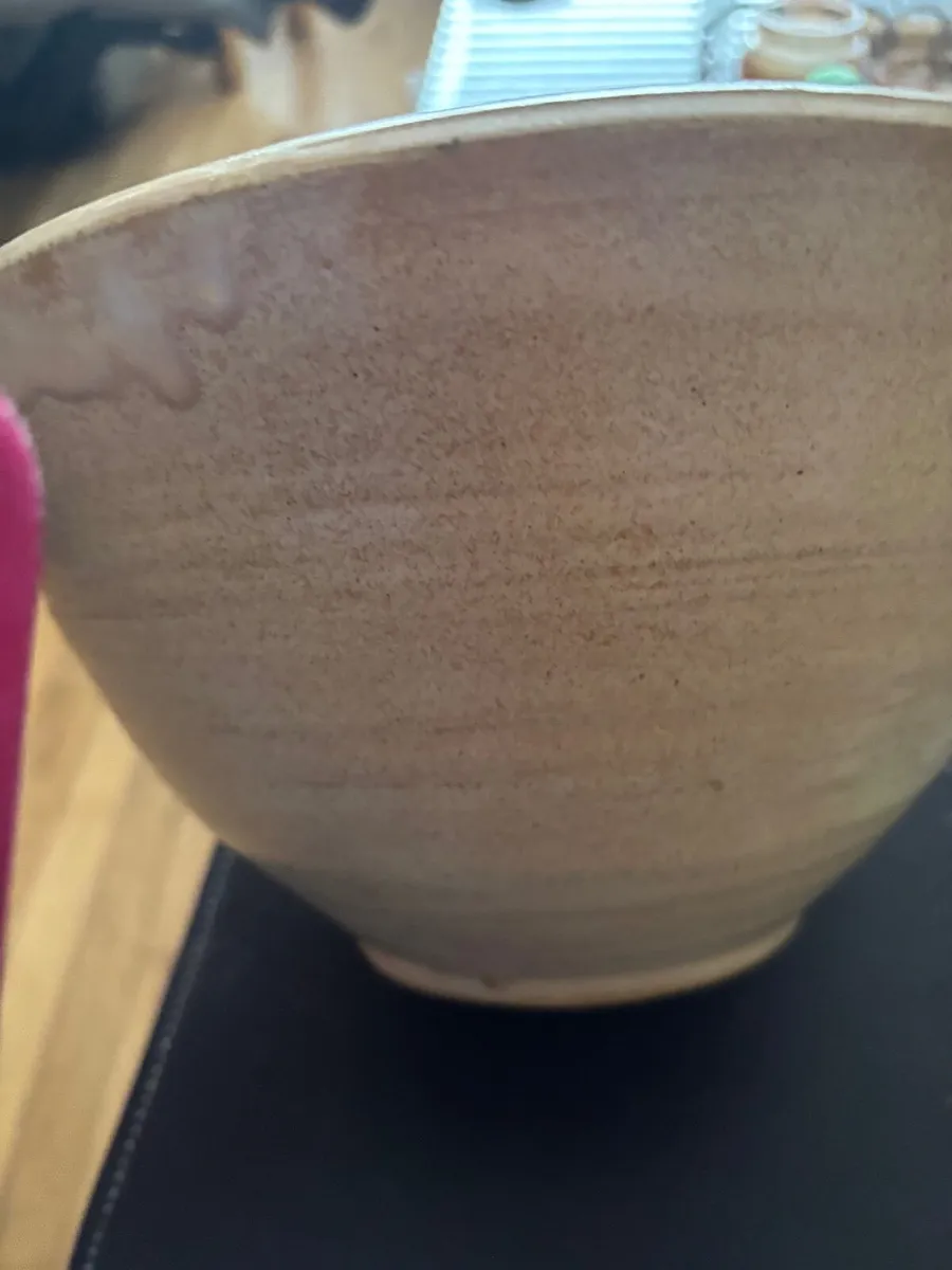Beautyfull large stone ware bowl - Image 1