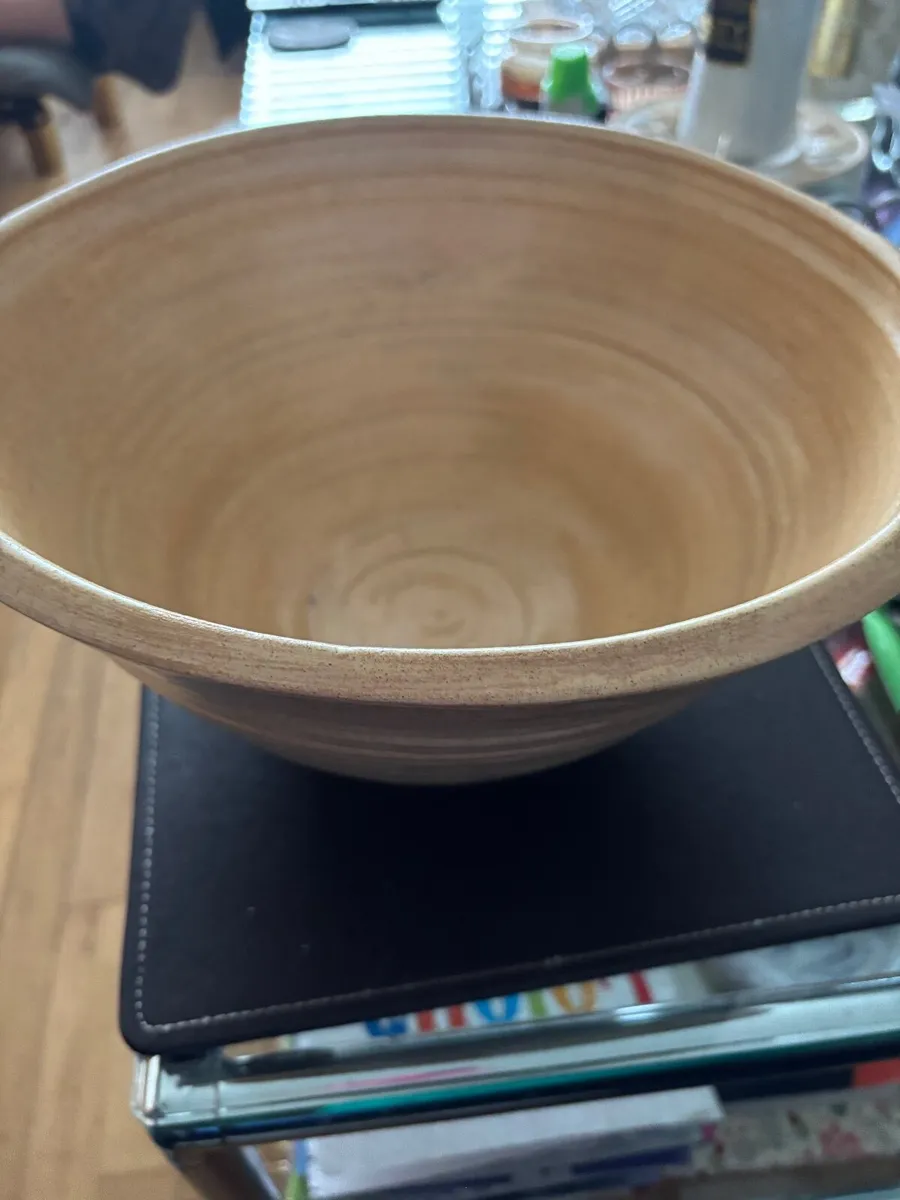 Beautyfull large stone ware bowl - Image 3
