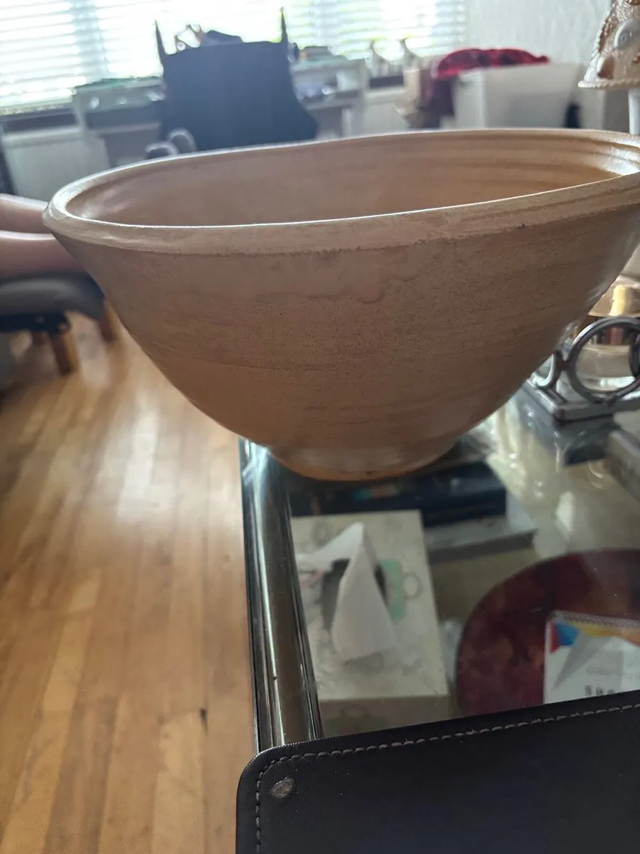 Beautyfull large stone ware bowl - Image 4