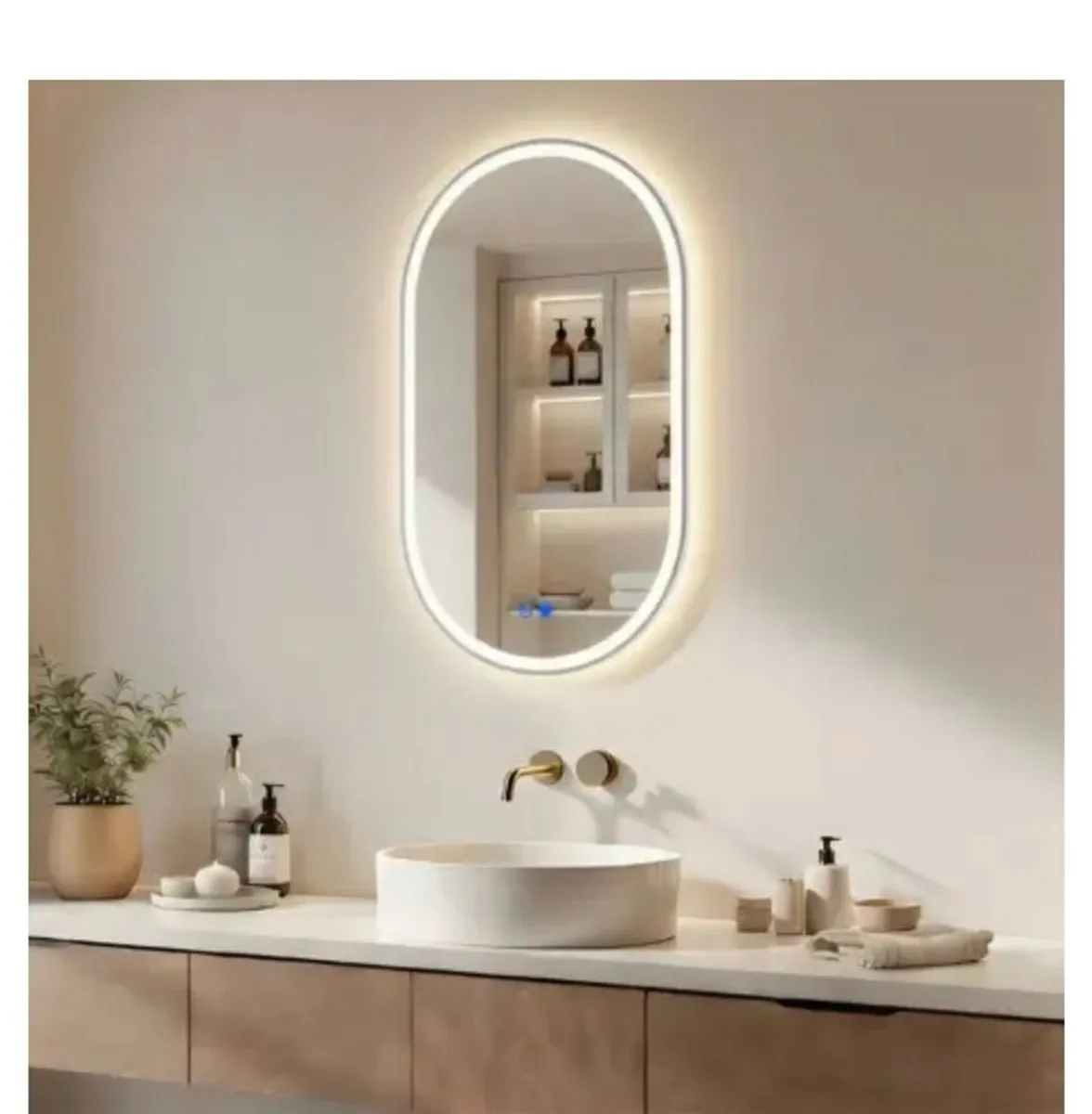 Bathroom Mirror - brand new - Image 1