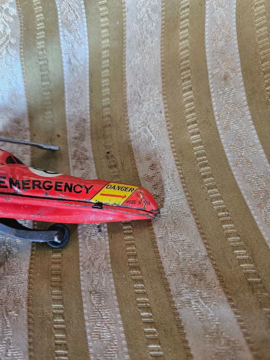 Vintage Tinplate Helicopter Made in Japan - Image 2