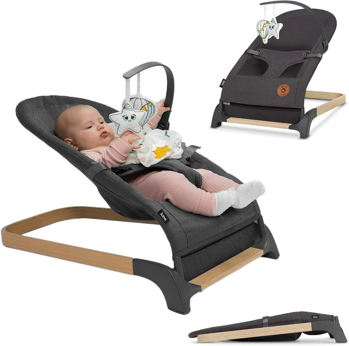 June Baby Bouncer and Rocker From Birth Up - Image 1