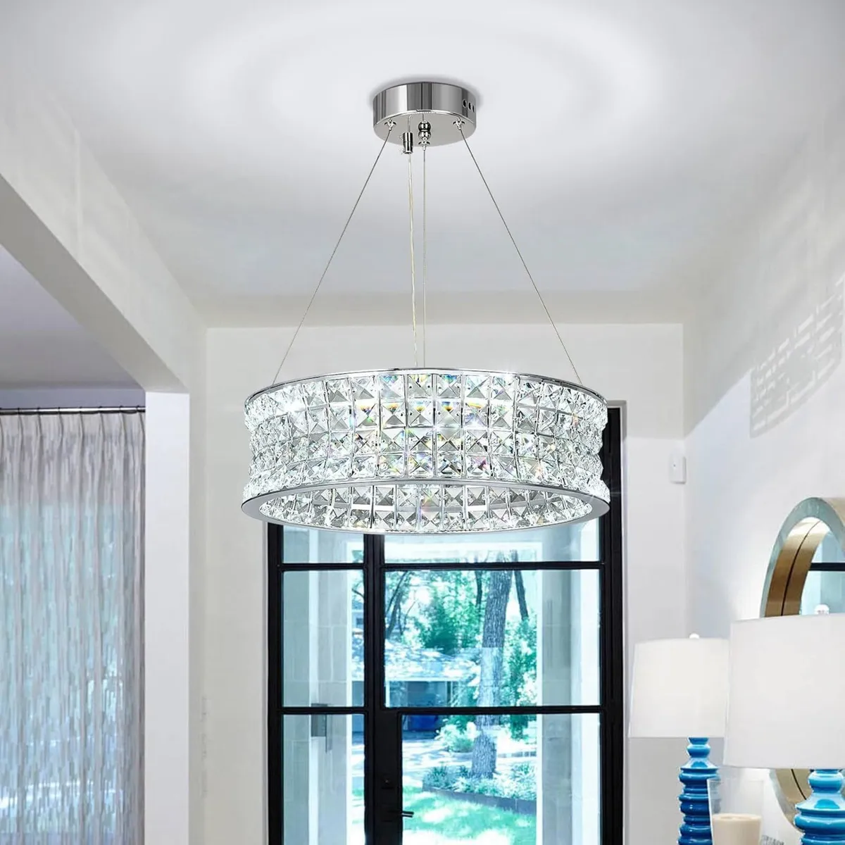 Modern Crystal Chandelier for Dining Room LED - Image 2
