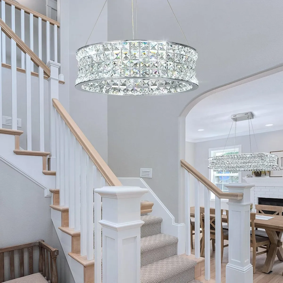 Modern Crystal Chandelier for Dining Room LED - Image 3