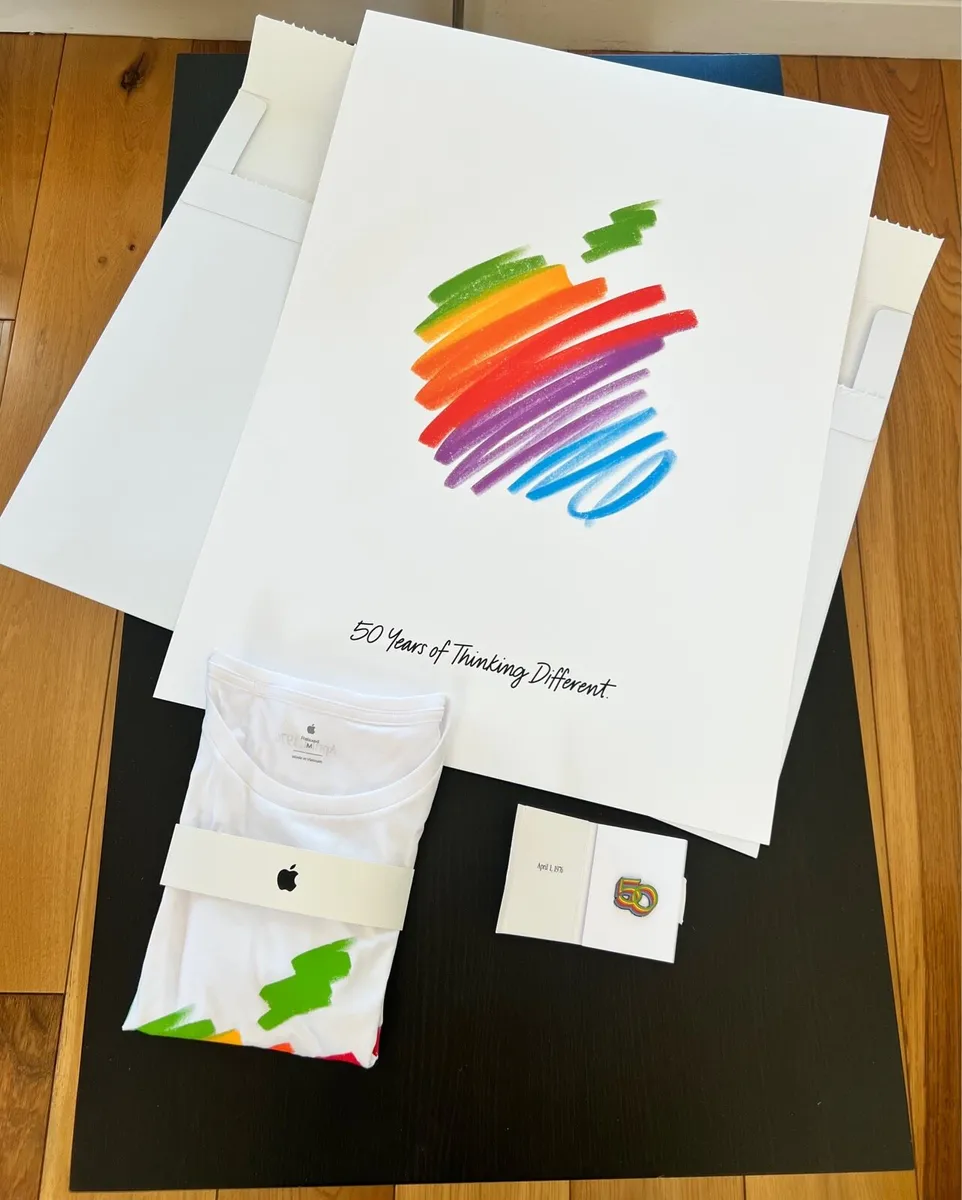 Rare Apple 50th Anniversary Merchandise - Image 1