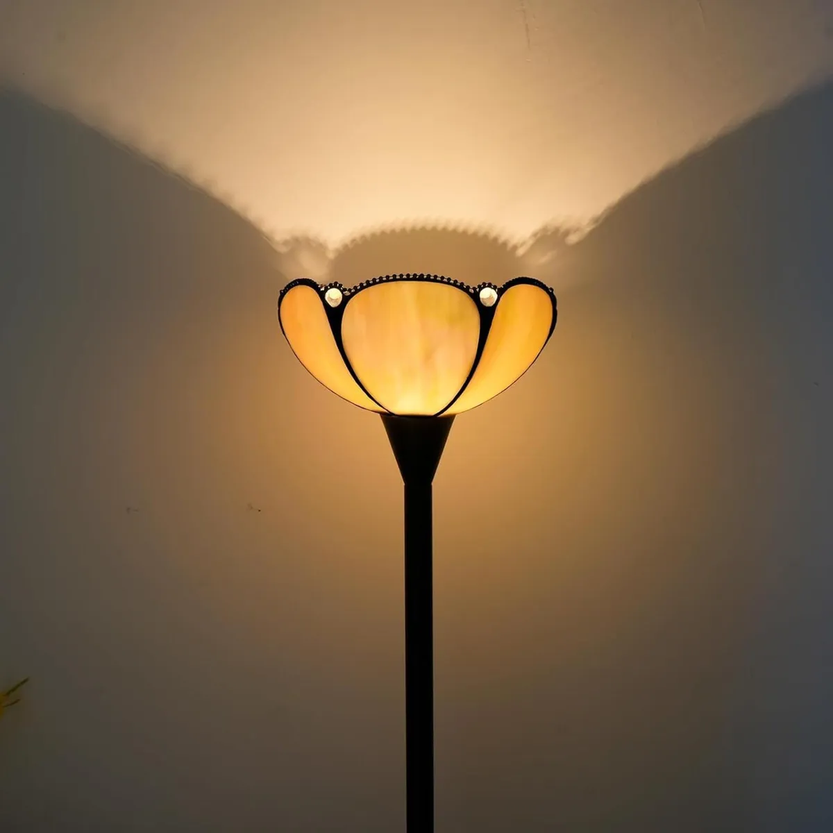 Tiffany Floor Lamp Stained Glass Tochiere Vintage - Image 1