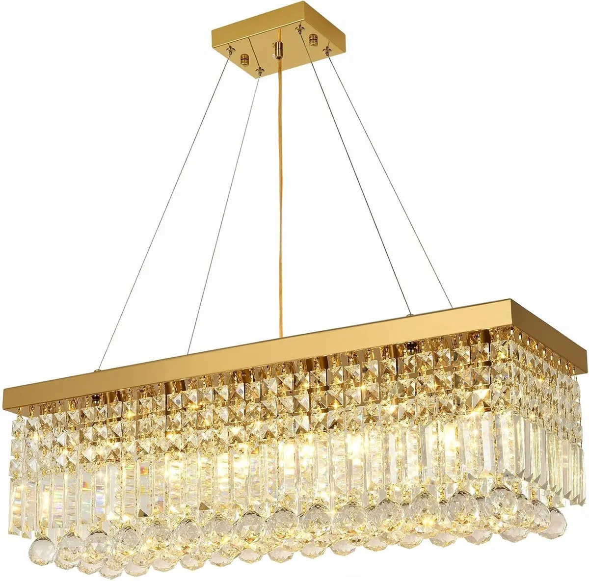 Modern Crystal Chandelier Pendant Light - Image 1