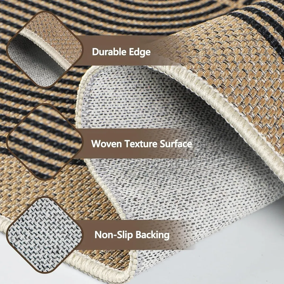 Rugs Living Room 160x230CM Non-Slip Washable - Image 2