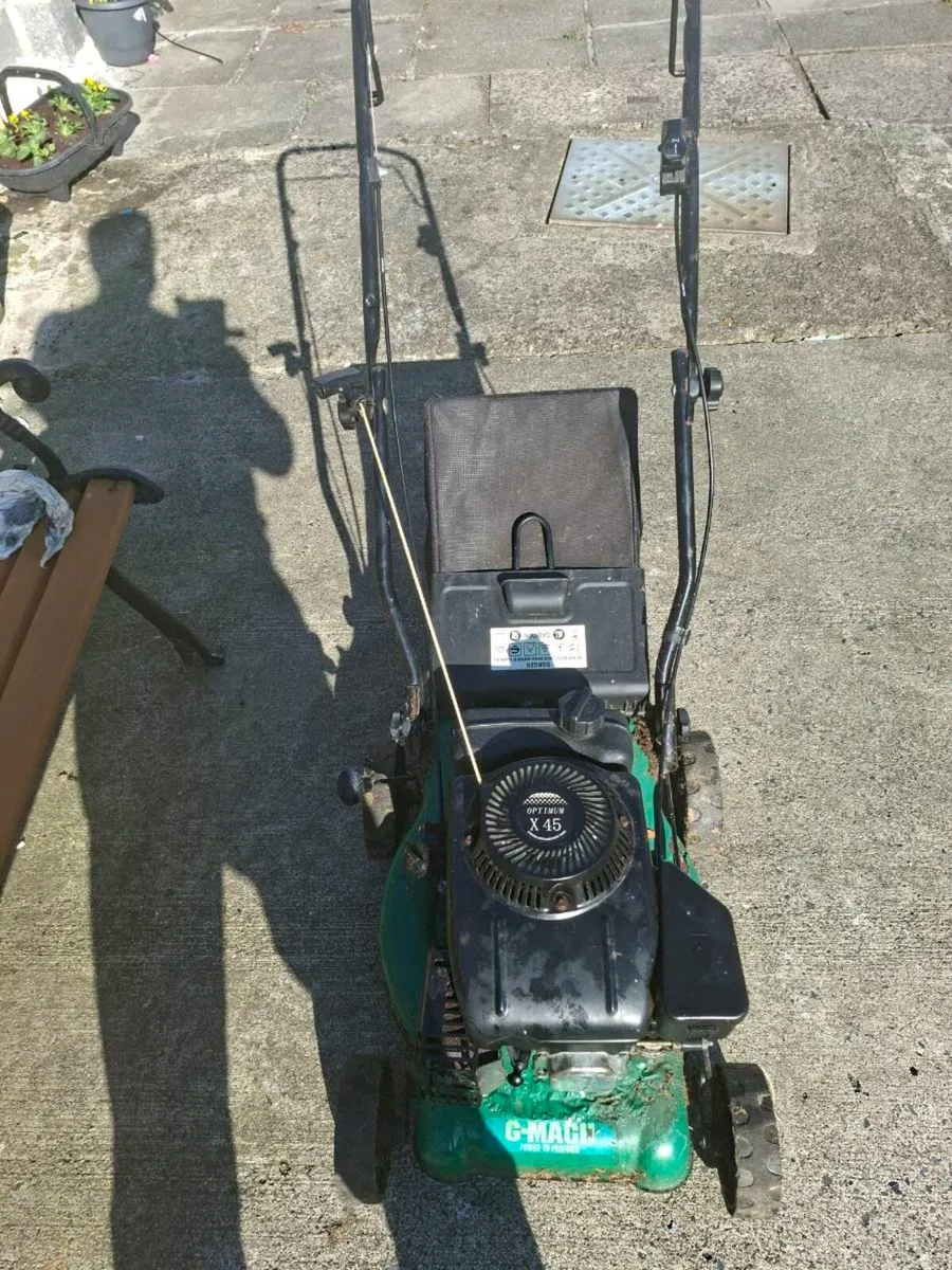 g mach  lawnmower push - Image 2