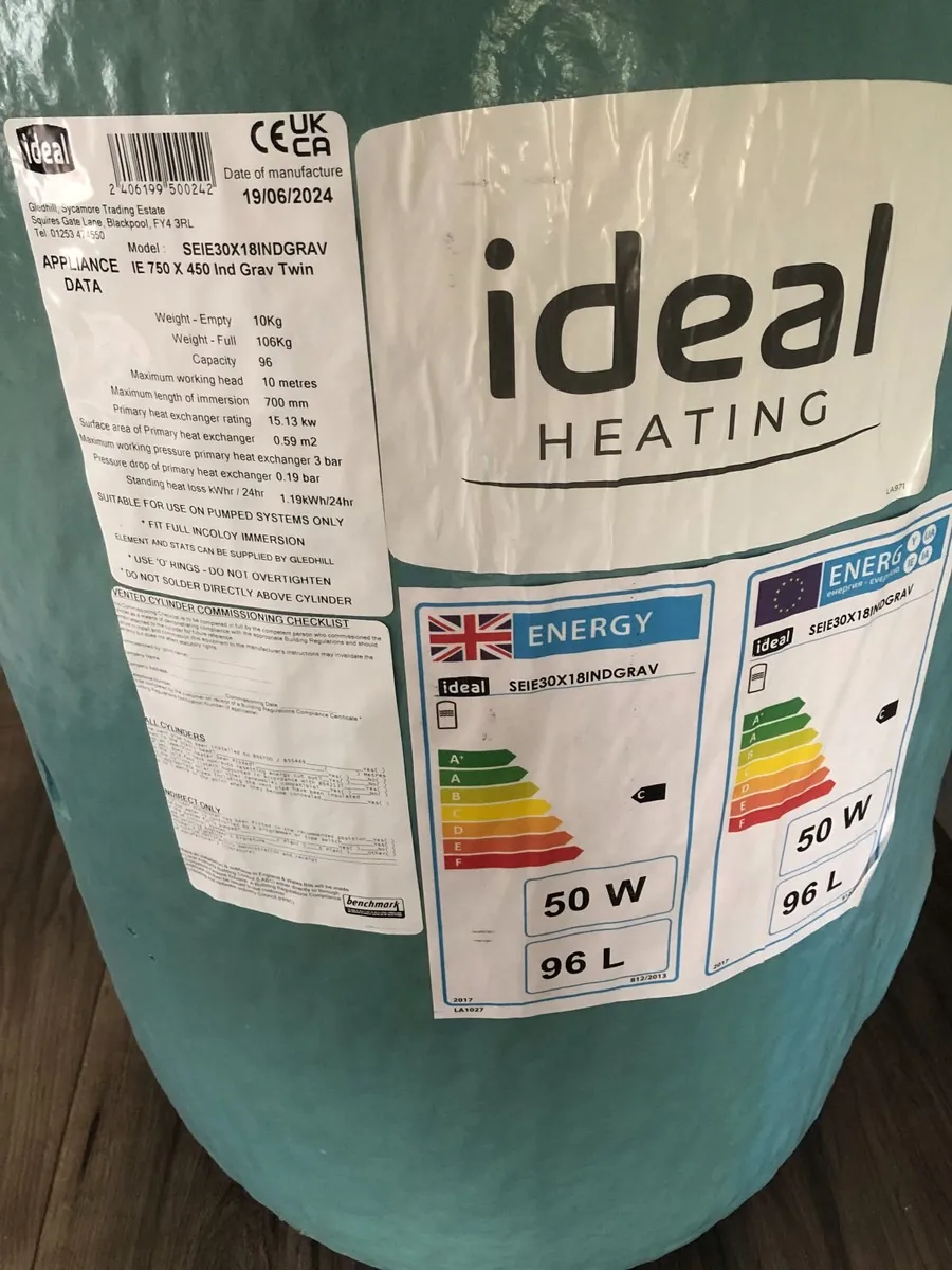 double hot coil water cylinder - Image 3