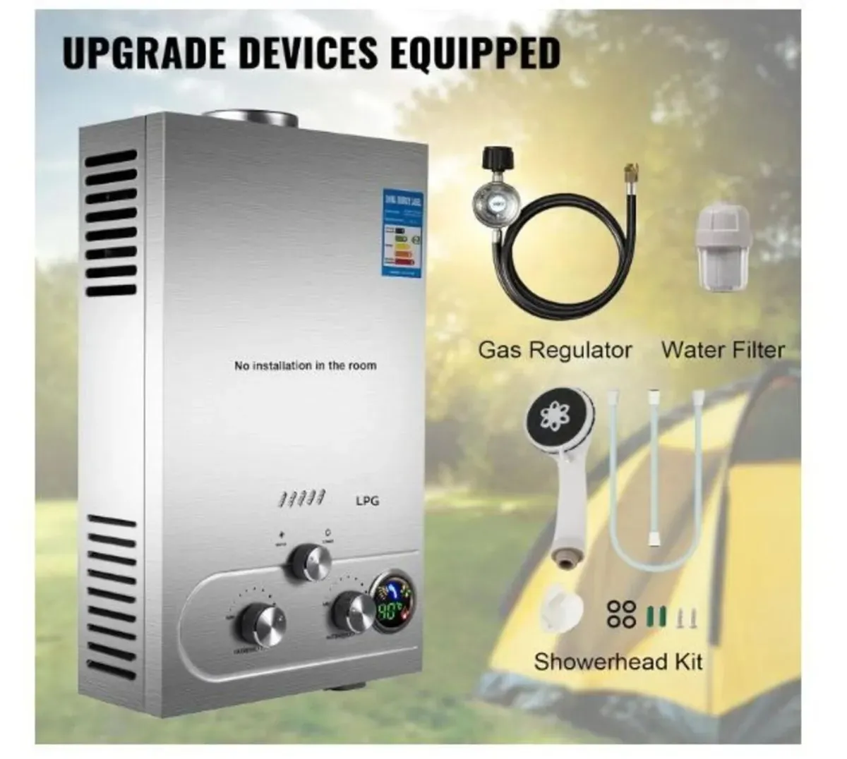 Gas Water Heater 8L LPG Instant Heater - Image 4