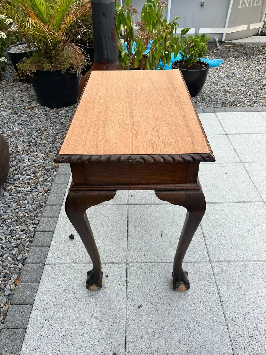 Mid century antique nightstand table - Image 4