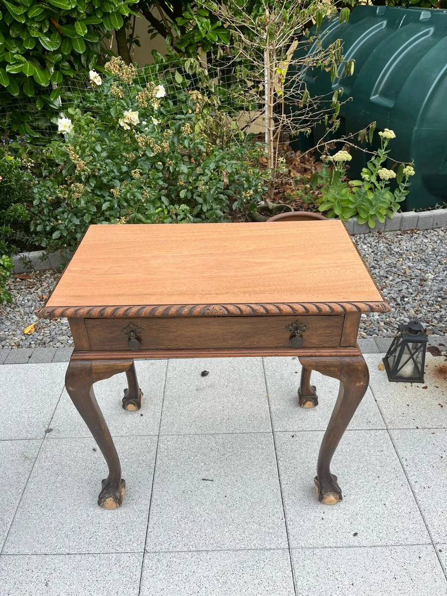 Mid century antique nightstand table - Image 1