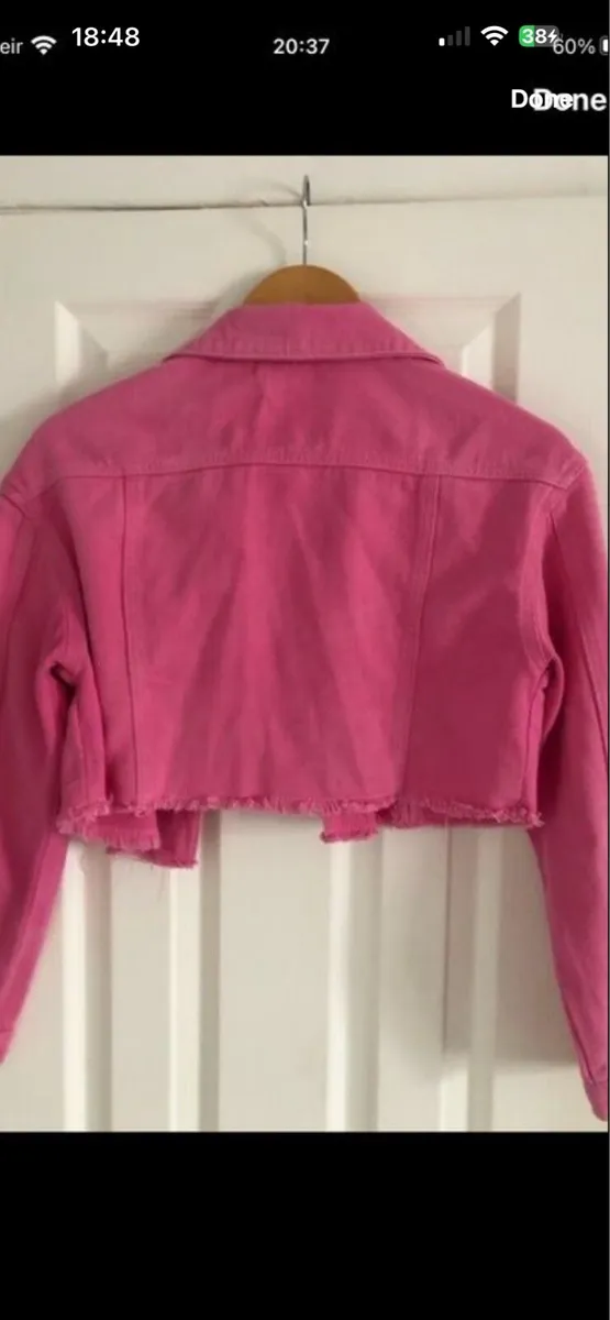 Ladies denim jacket size S €5 - Image 2